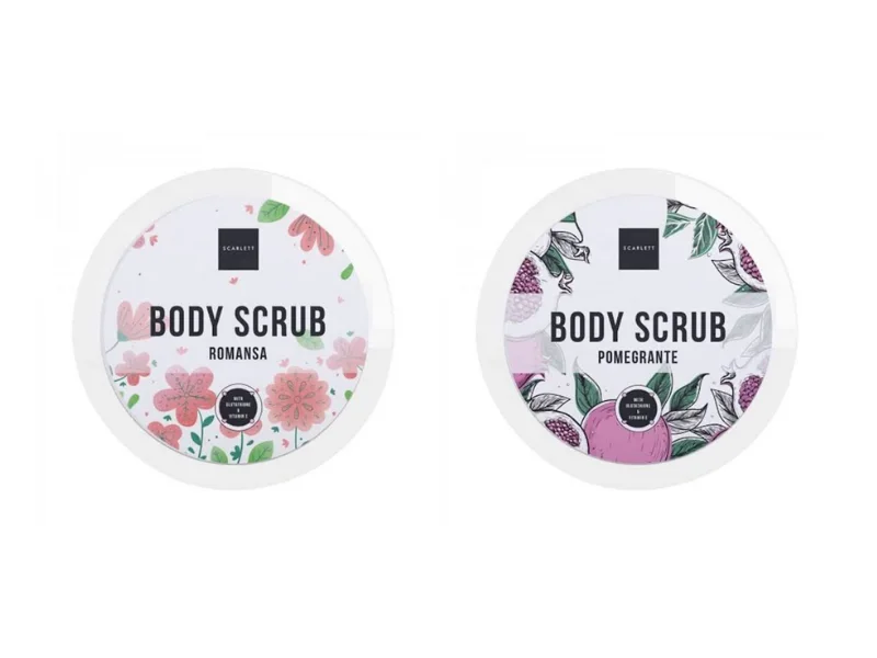 Perbedaan  Body Scrub Scarlett Romansa dan Pomegranate